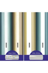 Lambaled Mutfak Tezgahı Led Aydınlatma Beyaz Işık - 50cm Buzlu Kapak thumbnail 5