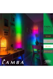 Lambaled Line Dimmer Kumandalı Pixel RGB Antrasit Kasa Lambader thumbnail 4