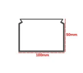 SP 100x50 Siyah Kablo Kanalı 2mt - 2