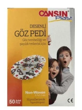 CANSINPLAST DESENLİ GÖZ PEDİ ÇOCUK 50 Lİ 534 - 1