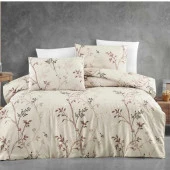 Ecosse Ranforce Çift Kişilik Nevresim Takımı Fiona Bej thumbnail 2