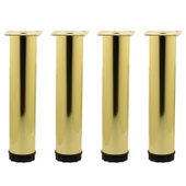 Ayarlanabilir Mobilya Kanepe Baza Koltuk Metal Destek Yükseltici Gold Ayağı Ayakları 25 cm 4 Adet thumbnail 6