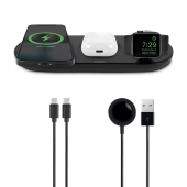 ttec AirCharger Trio 3ü'1 Arada iPhone Apple Watch AirPods Kablosuz Hızlı Şarj Aleti Beyaz - 4
