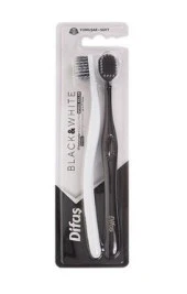 DİFAŞ BLACK WHİTE 2 Lİ DİŞ FIRÇASI - 2
