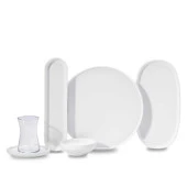 Korkmaz A8700-1 Luna Collection 25 Parça Porselen Kahvaltı Takımı - 1