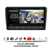 Audi A4 Android Multimedya Sistemi (2000-2009) 6 GB Ram 64 GB Hafıza 8 Çekirdek İphone CarPlay Android Auto  Navigatör Premium Series - 4