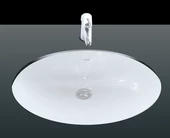 Creavit TP214 Tezgah Altı Oval Lavabo 37X47 cm Beyaz - 1