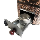 Emsalsan Bakır Jel Yakıtlı Nostaljik Semaver Çay Kazanı 3L Eskitme Vernikli thumbnail 5