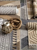 Vivaldi Fez 3002 Mavi İskandinav Serisi Salon Oturma Yatak Odası Halısı thumbnail 2