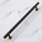 Doruk 192 mm Eskitme Antik Sarı Metal Mobilya Mutfak Çekmece Dolap Dolabı Kulpu Kulbu Kulpları thumbnail 6