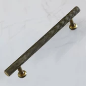 Doruk 160 mm Eskitme Antik Sarı Metal Mobilya Mutfak Çekmece Dolap Dolabı Kulpu Kulbu Kulpları thumbnail 6