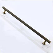 Doruk 320 mm Eskitme Antik Sarı Metal Mobilya Mutfak Çekmece Dolap Dolabı Kulpu Kulbu Kulpları - 7