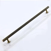 Doruk 320 mm Eskitme Antik Sarı Metal Mobilya Mutfak Çekmece Dolap Dolabı Kulpu Kulbu Kulpları - 6