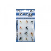 EFFE Tüylü Sinek Olta İğnesi 12 Adet Fly İğne Seti HG121 - 1