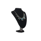 Dik Kadife Kumaşlı Kuyumcu Showroom Vitrin Takı Aksesuar Standı 20cm x 29cm - 1