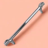Prade 192 mm Krom Kulp Metal Mobilya Çekmece Mutfak Kapak Dolap Kulpları Dolabı Kulbu Kulpu thumbnail 8