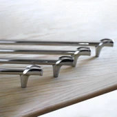 Prade 192 mm Krom Kulp Metal Mobilya Çekmece Mutfak Kapak Dolap Kulpları Dolabı Kulbu Kulpu thumbnail 7