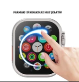 Apple Watch 9 41mm Uyumlu 3 Adet  Parmak izi bırakmaz MAT Ekran Koruyucu Nano Jelatin - 2