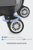 Polo&Sky Spring Model Füme Renk Büyük Boy Valiz Bavul - 4