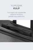 Polo&Sky Spring Model Füme Renk Büyük Boy Valiz Bavul - 6