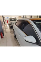 Skoda Scala Cam Çıtası Çerçevesi Komple Set Kromu Nikelajı - 3