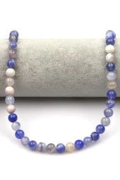 Banaka Akik Doğal Taş Dizi 8 mm Küre Kesim thumbnail 2