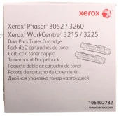 Xerox 106R02782 Phaser 3052-3260- WC 3215-3225 Dual Pack 6.000 Sayfa - 1