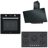 Franke Siyah Ankastre Set (FPJ 915 V BK A-FHNS 905 4G TC B-FSL 86 H BK)K C- - 1