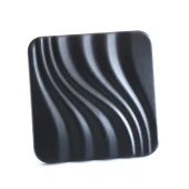 Mobilya Mutfak Dolabı Çekmece Dolap Kulpları Kapak Kulpu Kulb Dalga Düğme Mat Siyah Kulp Metal thumbnail 4