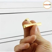 Dolap Mobilya Mutfak Dolabı Çekmece Dolap Kapak Kulpu Kulbu Tepsi Düğme Metal Kulp Altın thumbnail 5
