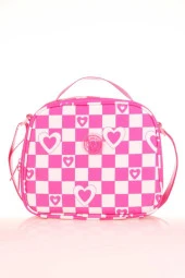 Kaukko Nature Soft Beslenme Çantası Pink Heart K9017 - 1