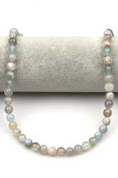 Madagaskar Akik Doğal Taş Dizi 8 mm Küre Kesim thumbnail 2