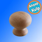 Ahşap Topaç Kulp Tek Vidalı Çekmece Mutfak Mobilya Dolabı Dolap Düğme Kulpu Kulbu Kulpları - 1