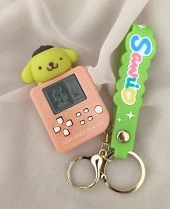 Anahtarlık Sanrio Pompompurin Mini Game Tetris Oyun Konsol Anahtarlık thumbnail 1