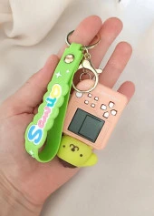 Anahtarlık Sanrio Pompompurin Mini Game Tetris Oyun Konsol Anahtarlık thumbnail 7