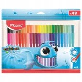 Maped Color'Peps Ocean Yıkanabilir Keçeli Kalem 48'li 845726 - 1