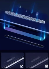 Apple iPhone SE 2020  Anti-Dust Mat Privacy Temperli Ekran Koruyucu thumbnail 6