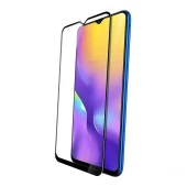 Galaxy M10S  Kenarları Kırılmaya Dayanıklı Cam Ekran Koruyucu thumbnail 3