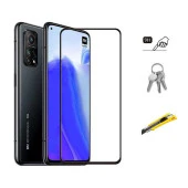 Xiaomi Mi 10T 5G  Kenarları Kırılmaya Dayanıklı Cam Ekran Koruyucu thumbnail 7