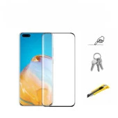 Huawei P40  Kenarları Kırılmaya Dayanıklı Cam Ekran Koruyucu thumbnail 3