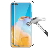 Huawei P40  Kenarları Kırılmaya Dayanıklı Cam Ekran Koruyucu thumbnail 6