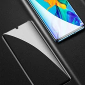 Huawei P30  Kenarları Kırılmaya Dayanıklı Cam Ekran Koruyucu thumbnail 3