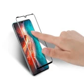 Huawei P30  Kenarları Kırılmaya Dayanıklı Cam Ekran Koruyucu thumbnail 4