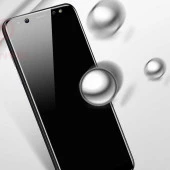 Galaxy A8 2018  Kenarları Kırılmaya Dayanıklı Cam Ekran Koruyucu thumbnail 3