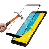 Galaxy J6  Kenarları Kırılmaya Dayanıklı Cam Ekran Koruyucu thumbnail 6