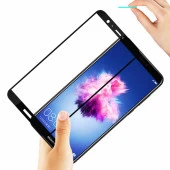 Huawei Y7 2018  Kenarları Kırılmaya Dayanıklı Cam Ekran Koruyucu thumbnail 7