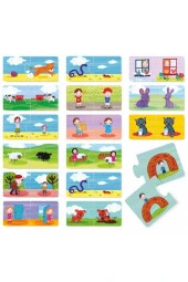 3-6 Yaş Zıt Kavramlar Öğrenme Yapbozu Oyunu (game Of Opposites) - 3