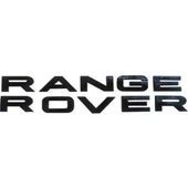 AUTOGP Lr range rover kaput veya bagaj yazısı arması harfleri siyah - 3