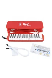 Melodika 32 Tuşlu Özel Çantalı Kırmızı - 1