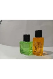 100 Adet Duş Jeli. Baskılı Şişe . Otel Buklet Malzemesi. Seyahat Boy. thumbnail 1